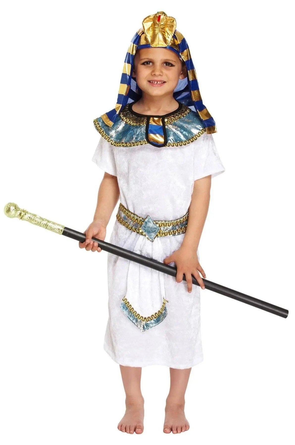 Egyptian Pharaoh Boys Costume - Size Medium 1