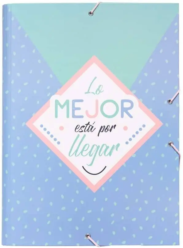 Erik Grupo A4 Elasticated Corner File - Amelie Pastel Collection 1