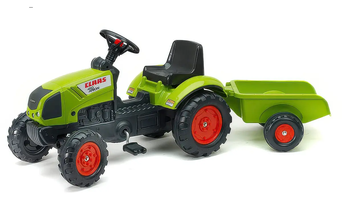 Falk Claas Pedal Tractor Ride-On With Trailer 1