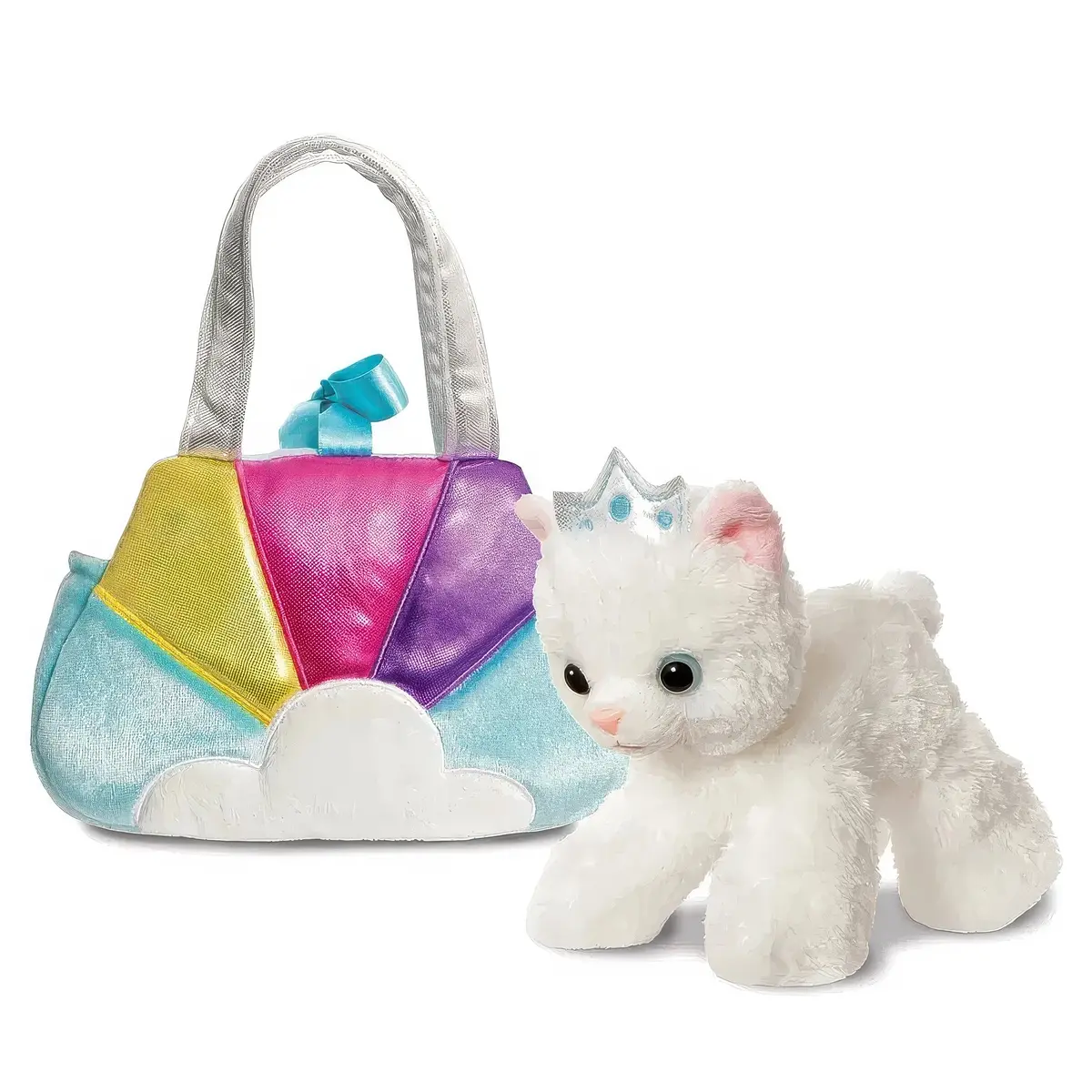 Fancy Pal Rainbow Princess Cat Soft Toy 2