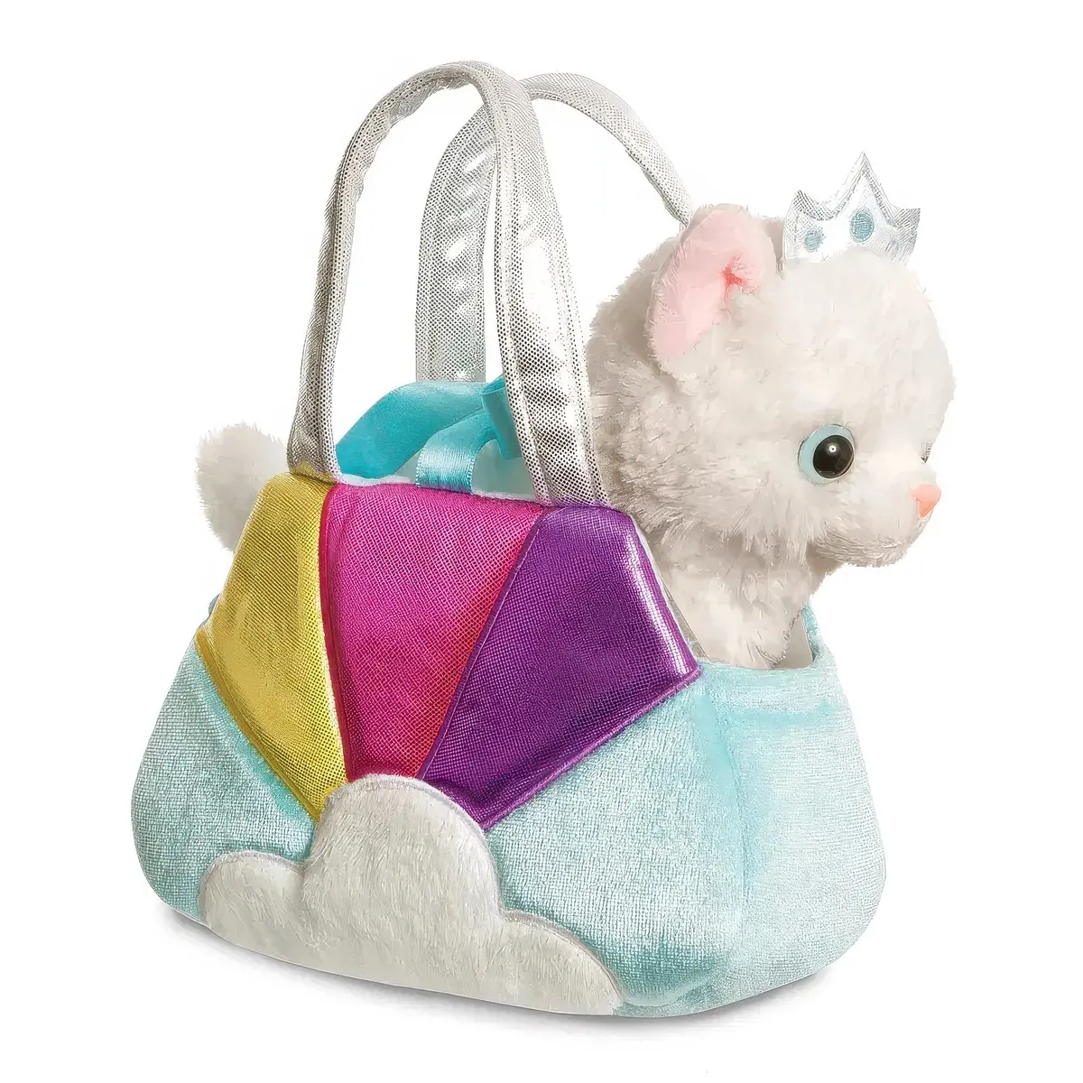 Fancy Pal Rainbow Princess Cat Soft Toy 1