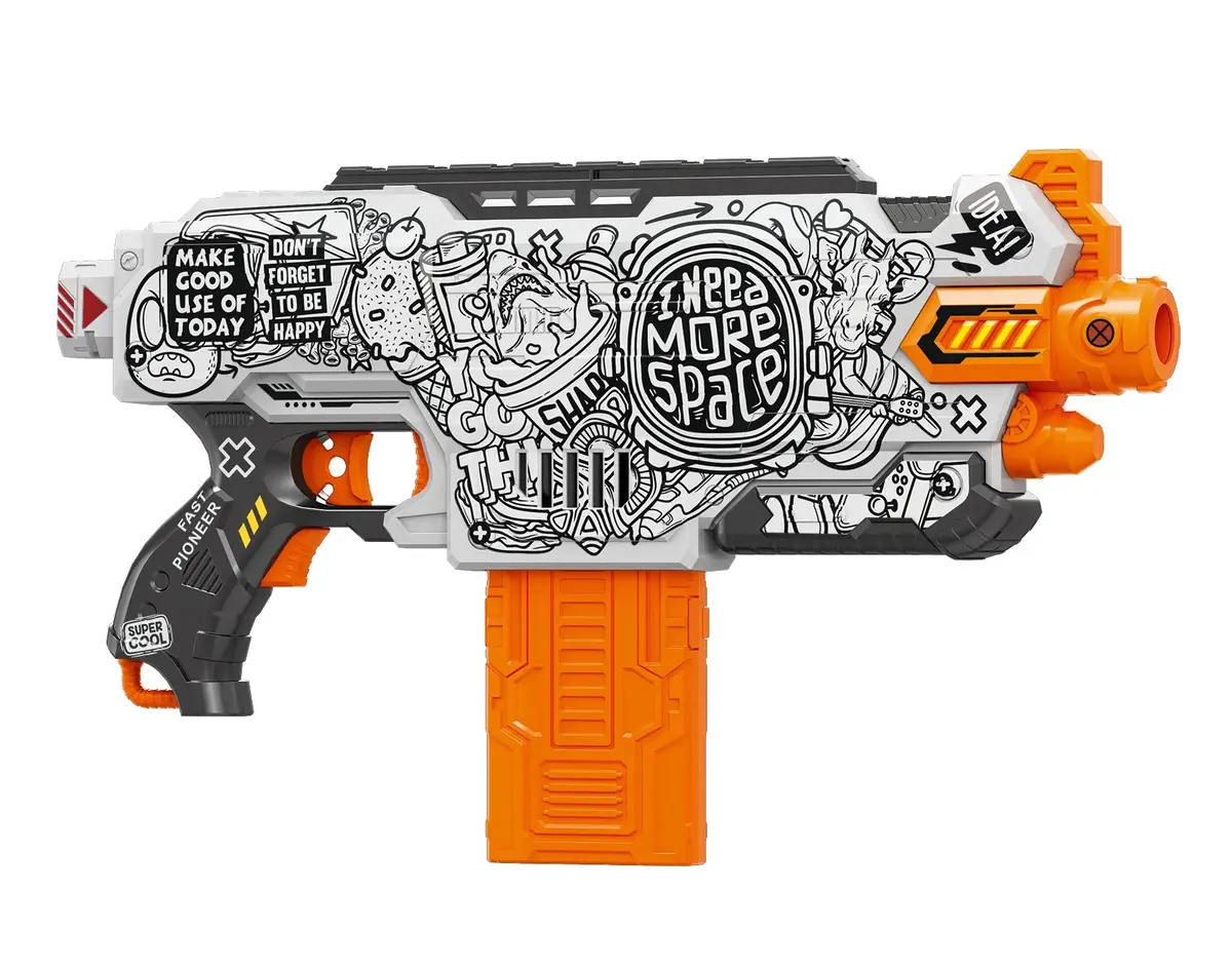 Fast Pioneer Electric Soft Bullet Toy Gun-Attached 12Pcs Bullets 1