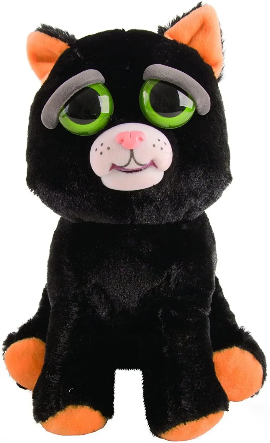 Feisty Pets Katy Cobweb Black Cat 8-Inch Plush 1