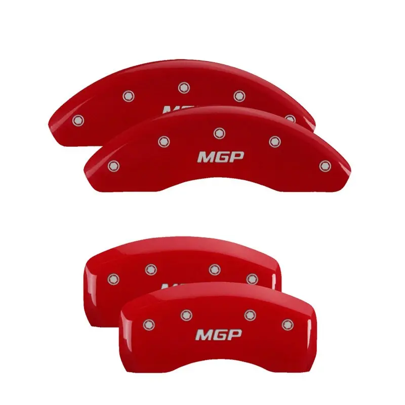 Mgp 4 Caliper Covers Engraved Front Honda Rear H Logo Red Finish Silver Char 2018 Honda Accord 1