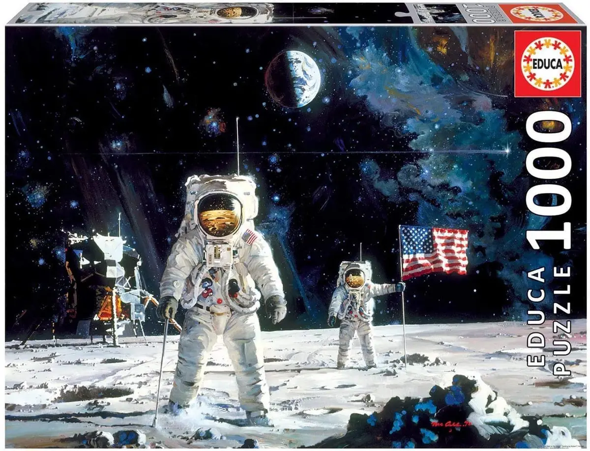 First Men On The Moon 1000 Puzzle 1