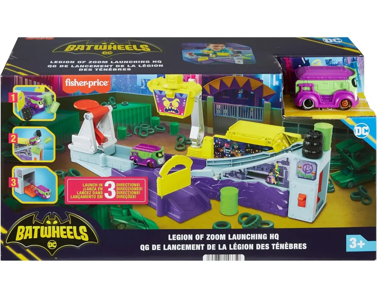 Fisher-Price Batwheels Legion Of Zoom Deluxe Launch Pad Hq 1