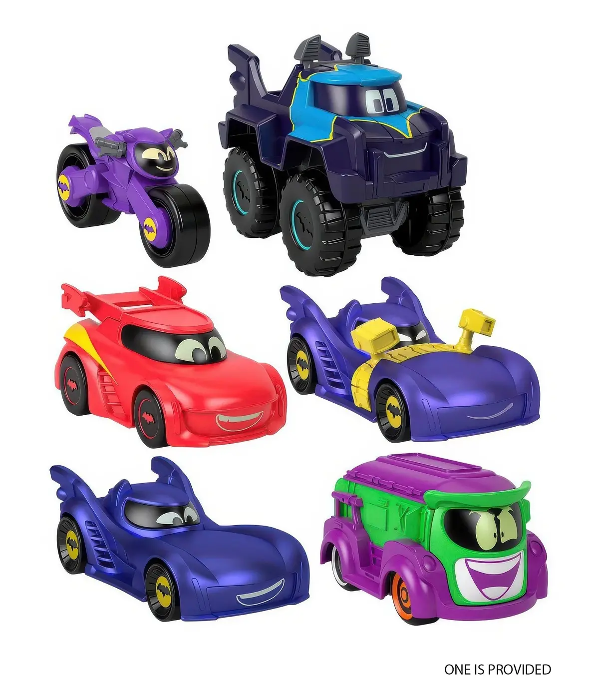 Fisher-Price Dc Batwheels 1:55 Scale Diecast Toy Cars - Assorted 1