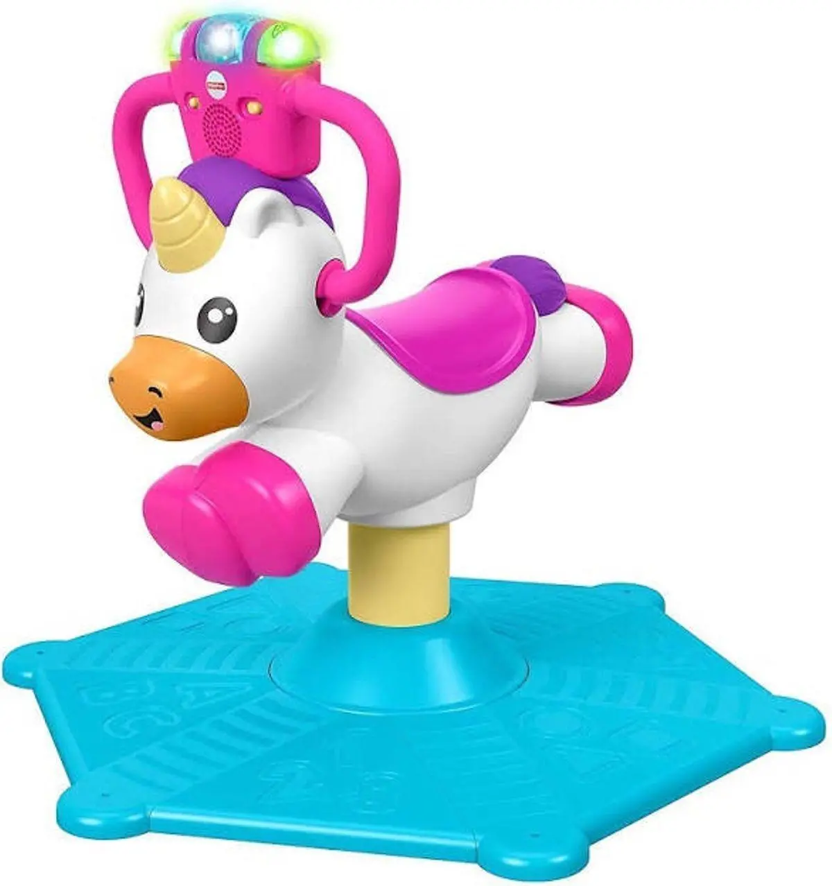 Fisher-Price Ghy50 Bounce And Spin Unicorn 1