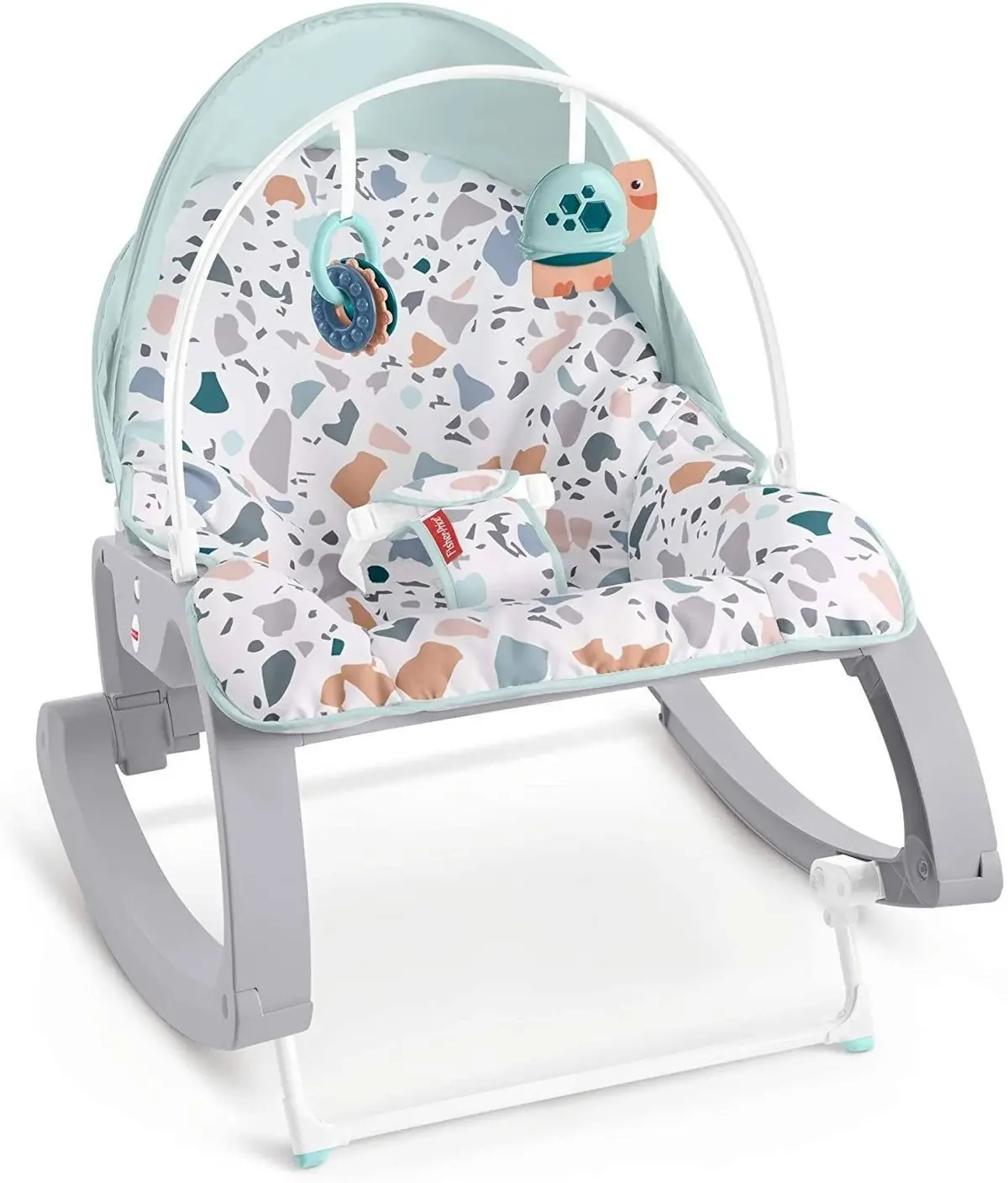 Fisher-Price Gmd21 Deluxe Infant-To-Toddler Rocker, Multi-Coloured Baby & Toddler 1