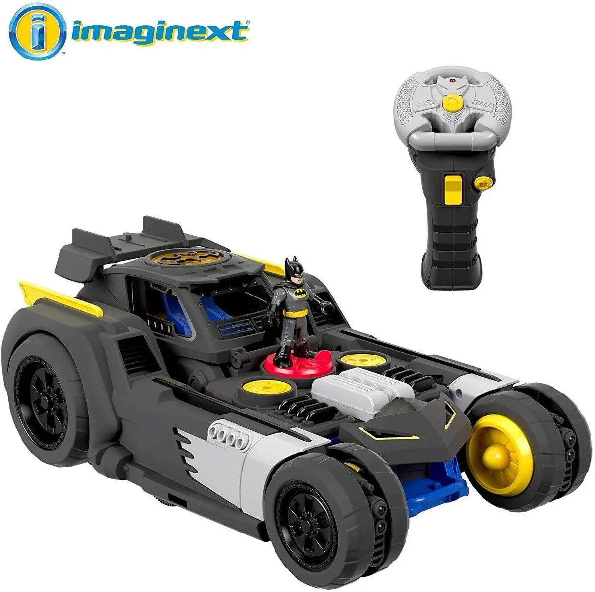 Fisher-Price Imaginext Dc Super Friends Transforming Batmobile R/C Action Toys & Playsets 1