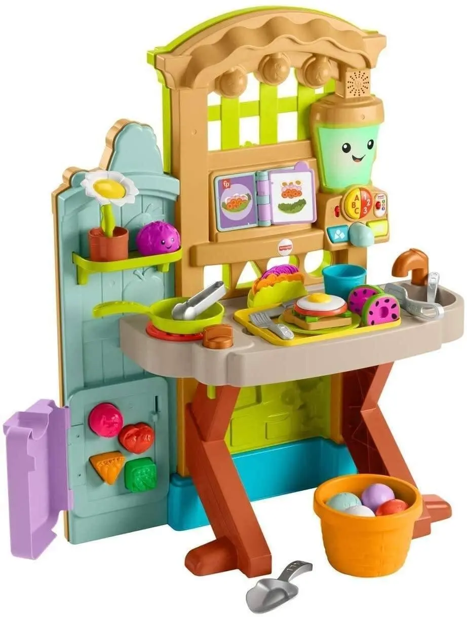 Fisher-Price Laugh And Learn Grow-The-Fun Garden To Kitchen 1