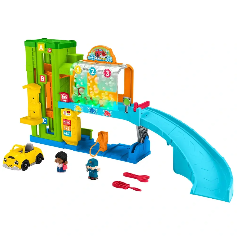 Fisher-Price Little People Light-Up Learning Garage 1