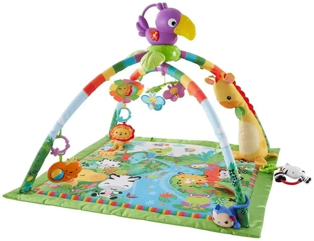 Fisher-Price Rainforest Gym, Baby Playmat With Music And Lights Baby & Toddler 1