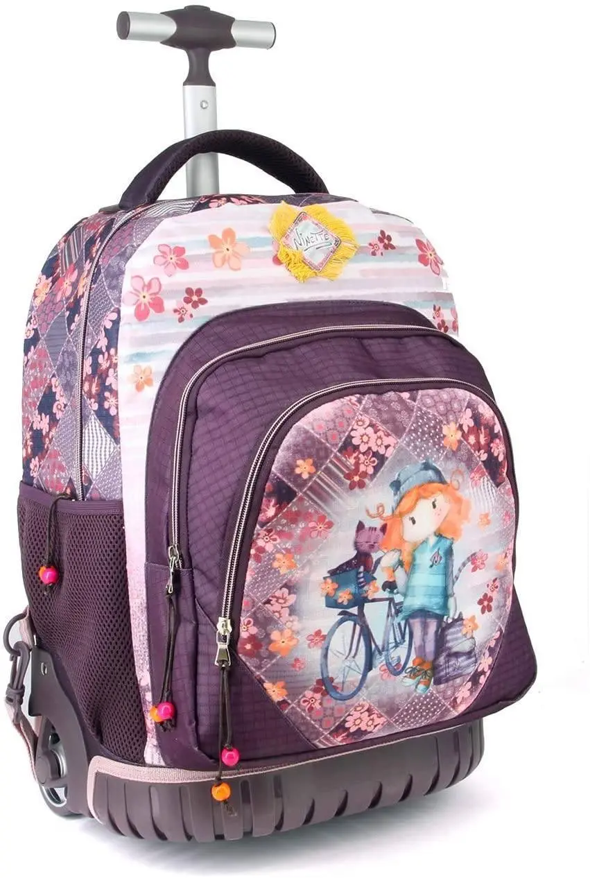 Forever Ninette Bicycle-Gts School Trolley Backpack, 47Cm Bags 1