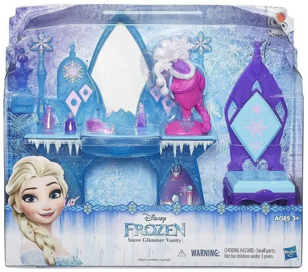 Disney Frozen Disney Snow Glimmer Vanity Set Dolls Accessories 1