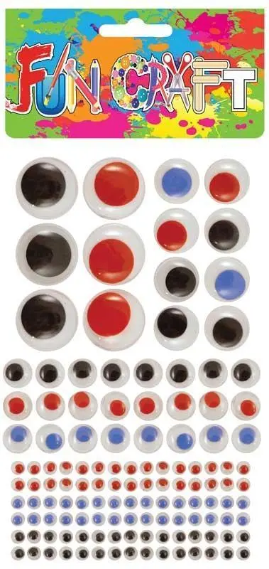 Fun Craft Eyes Assorted Sizes 1