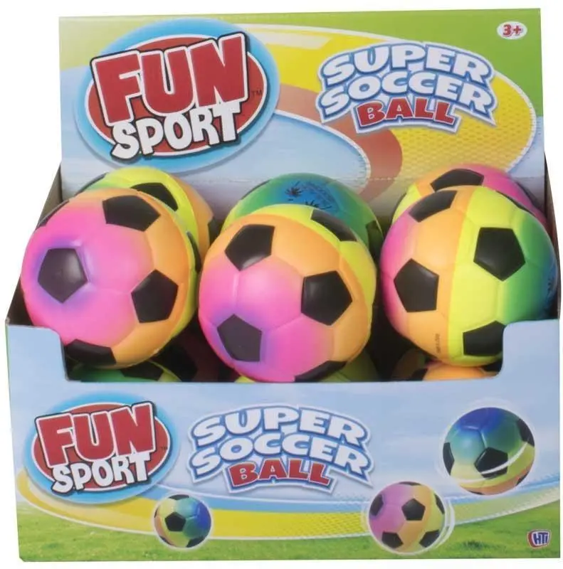 Fun Sport Rainbow Soft Super Soccer Ball 10Cm 1