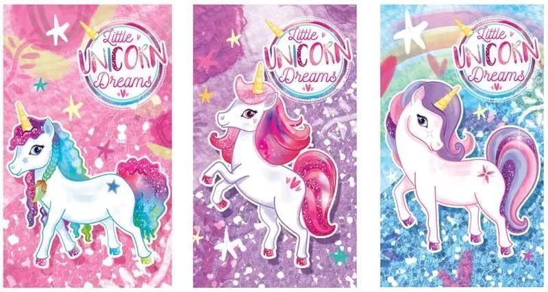 Fun Stationary Little Unicorn Dreams Notebook - Assorted 1