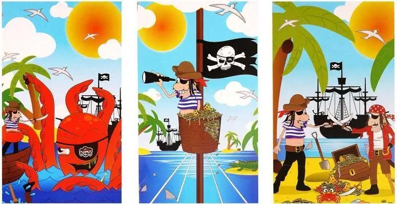 Fun Stationary Pirates Notebook - Assorted 1