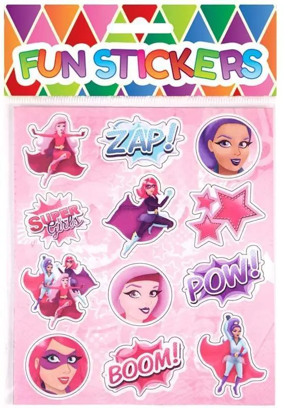 Fun Stickers Super Girl 1