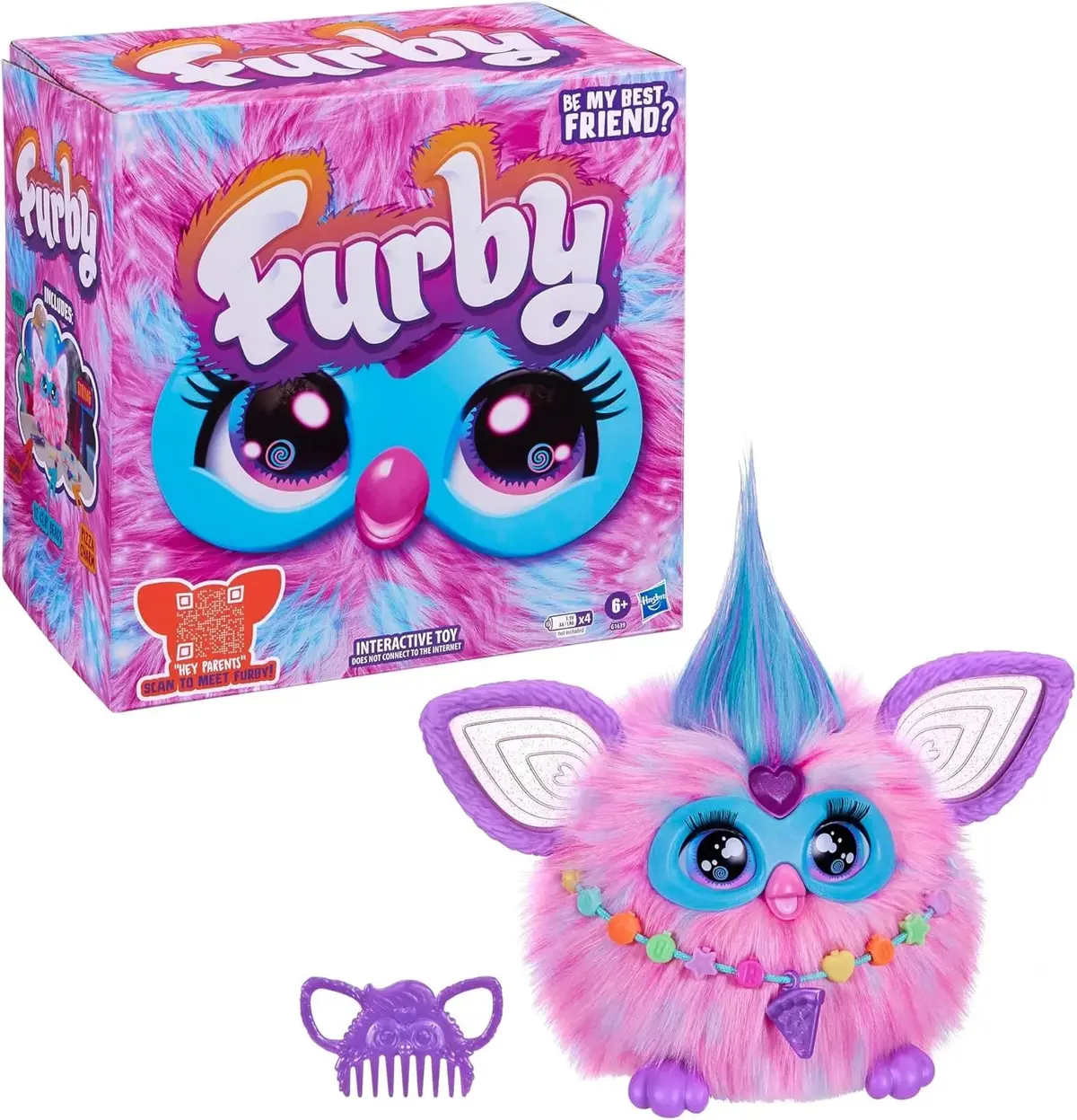 Furby Cotton Candy Interactive Plush Toy 1