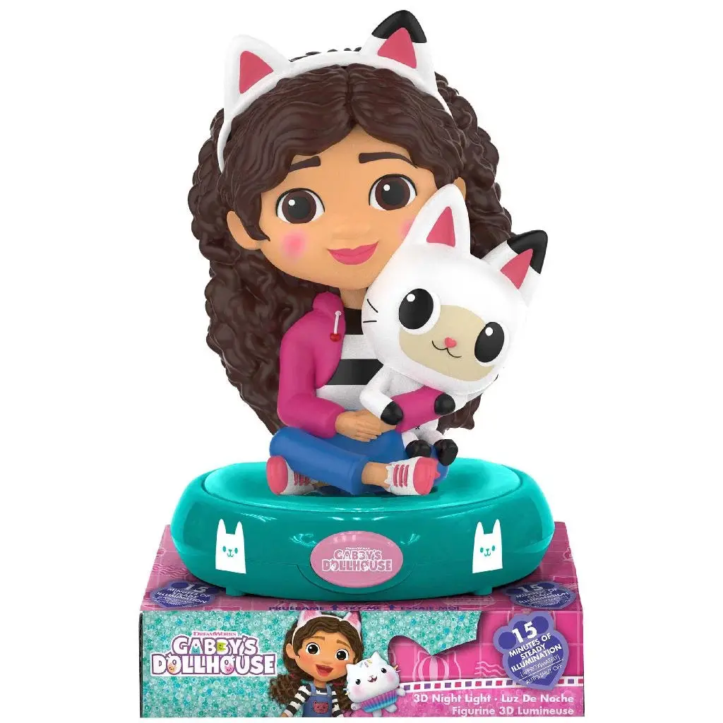 Gabby's Dollhouse 3D Led Night Light 25Cm 1