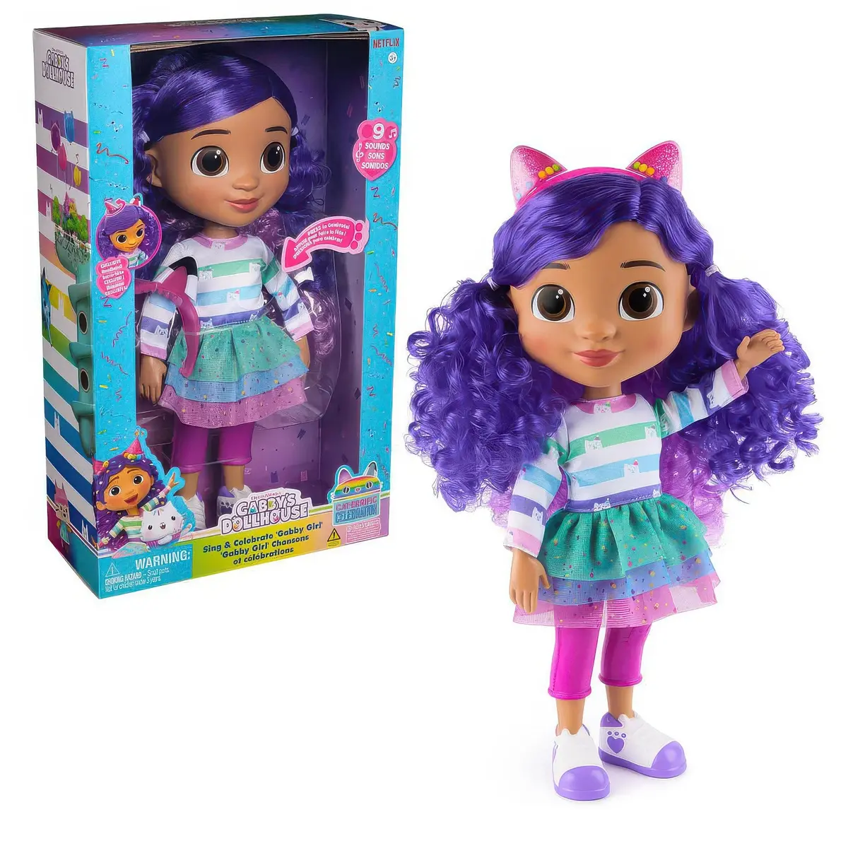 Gabby's Dollhouse Gabby Doll With Sound 1