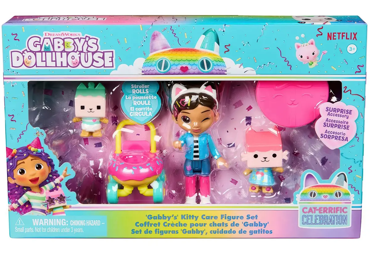 Gabby's Dollhouse Kitty Care Figure Set 1