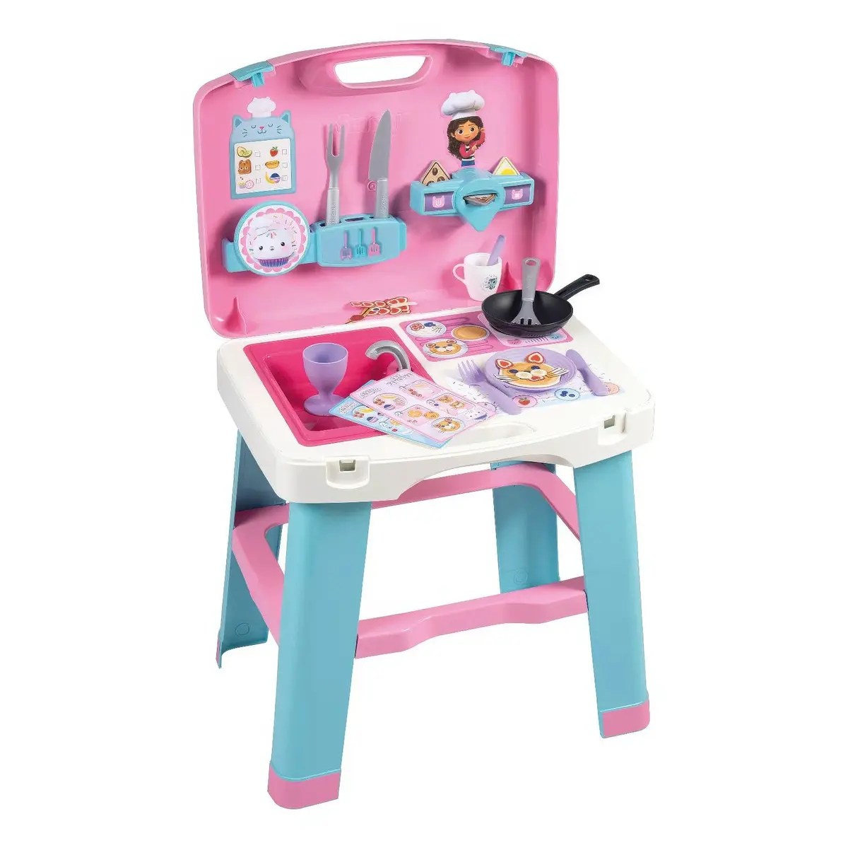 Gabby's Dollhouse Play Kitchen In Suitcase 1