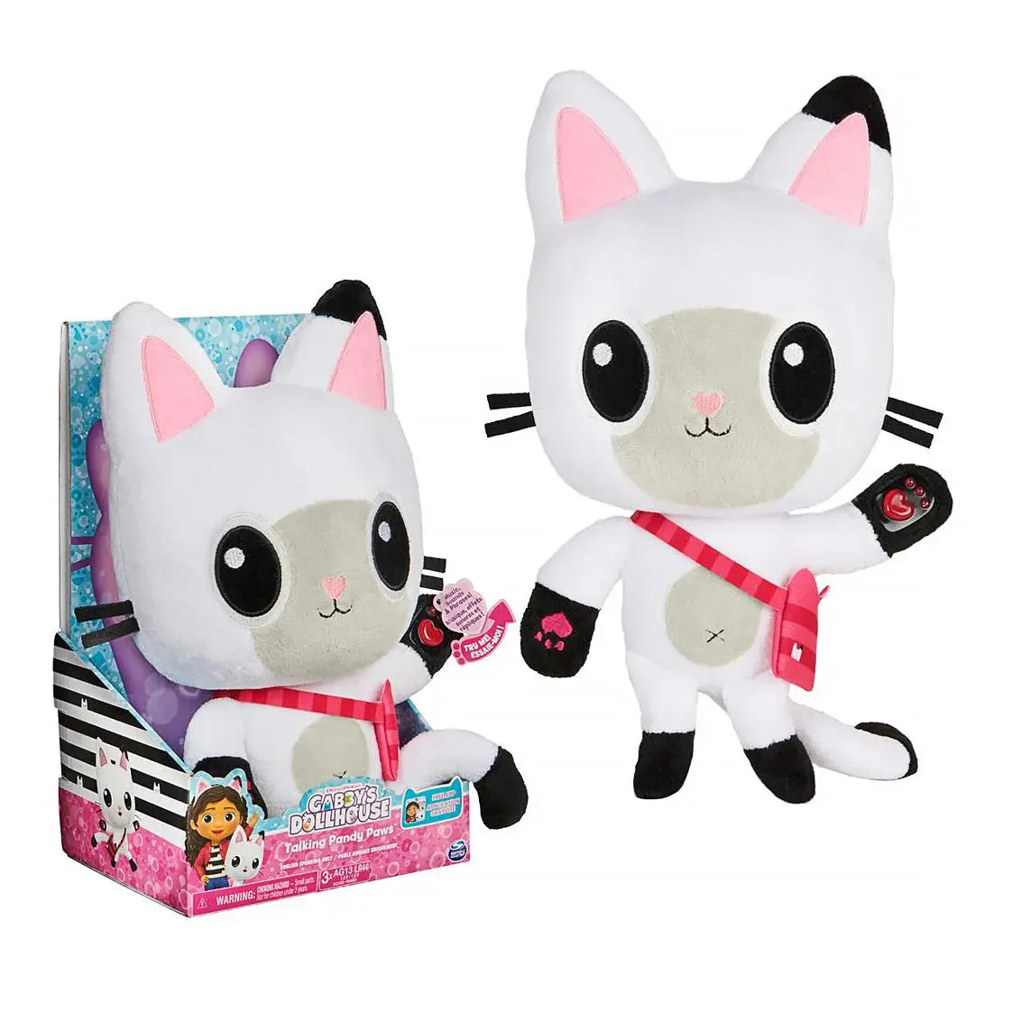 Gabby's Dollhouse Talking Pandy Paws 33Cm Plush 1