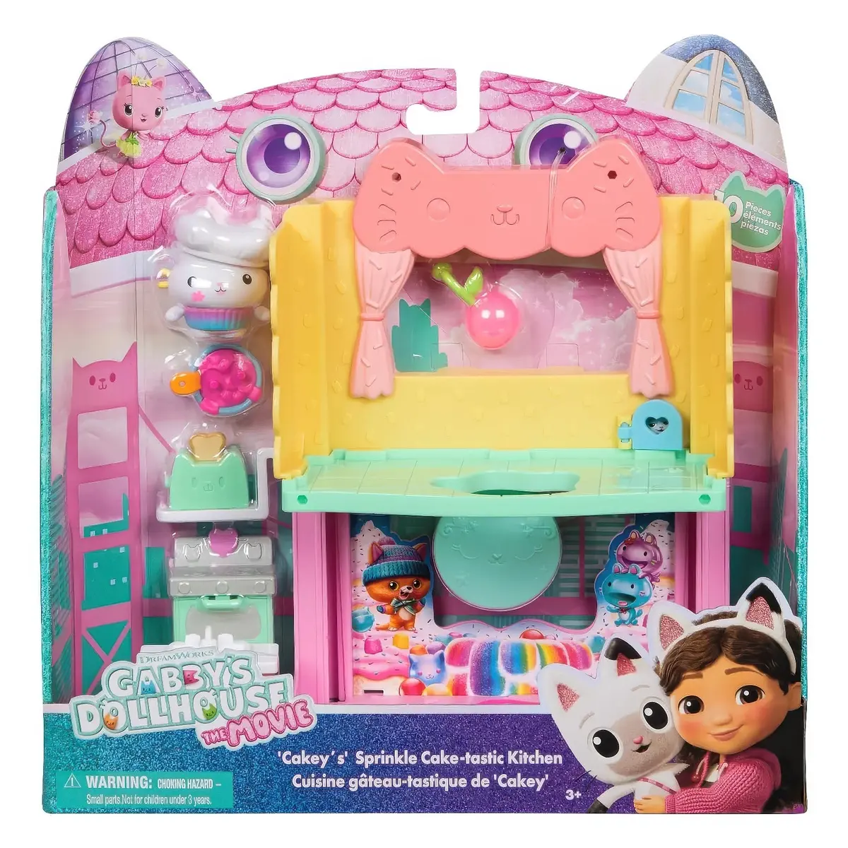 Gabby's Dollhouse The Movie Cakey's Sprinkle Cake-Tastic Kitchen 1