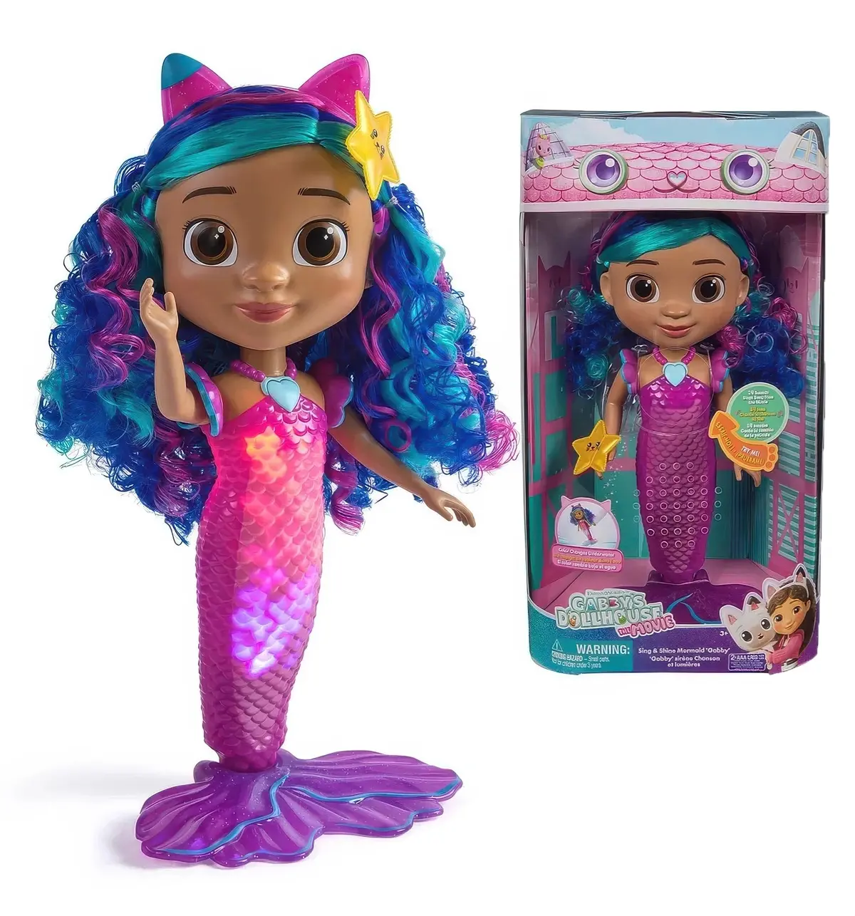Gabby's Dollhouse The Movie Mermaid Doll 35Cm 1