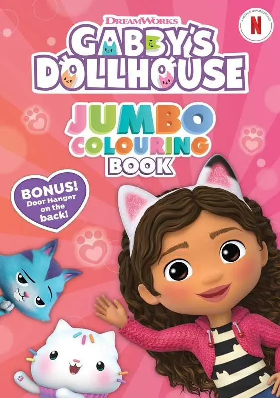 Gabby's Dollhouse Jumbo Colouring Book 1