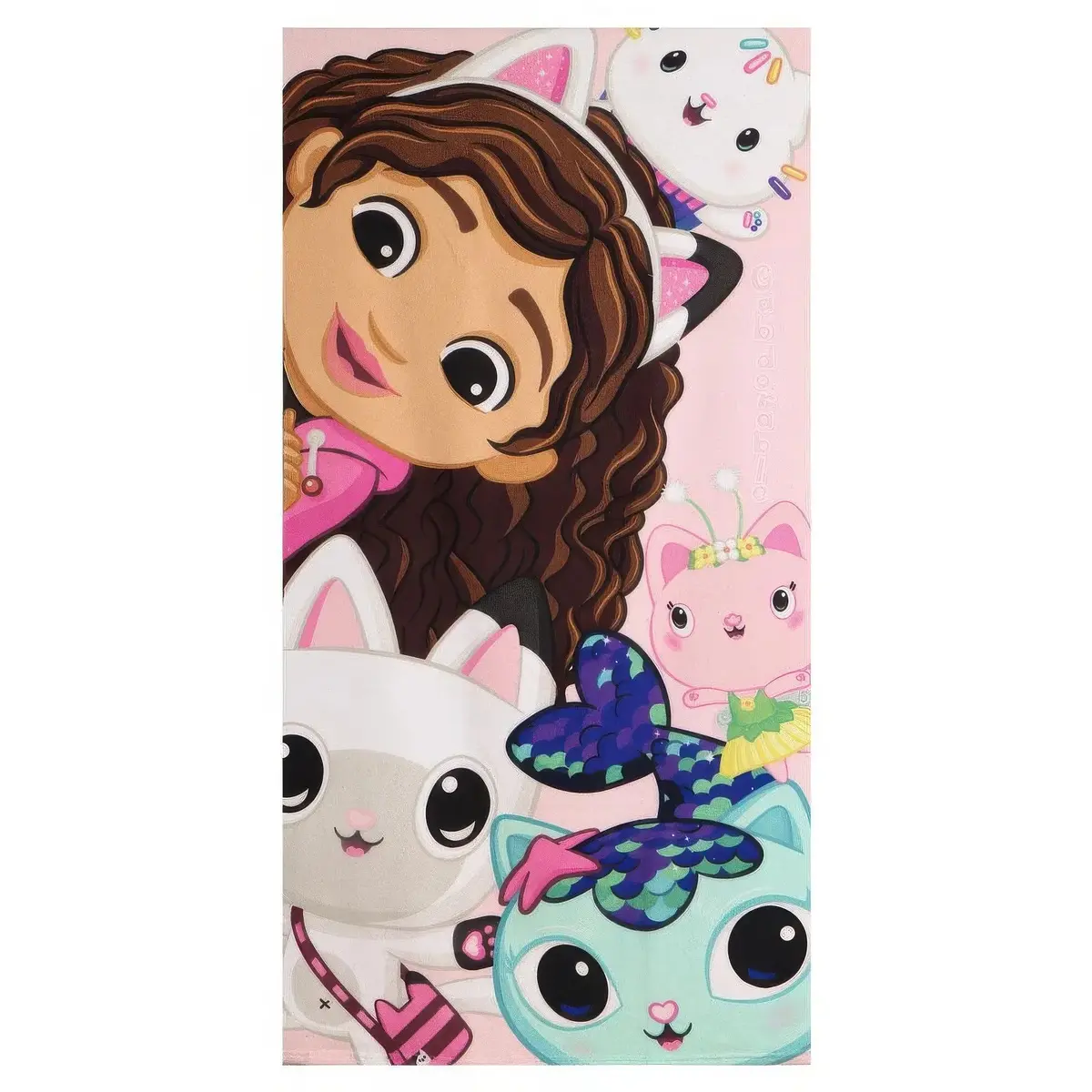 Gabby's Dollhouse Microfibre Beach Towel 70X140cm 🐱 1