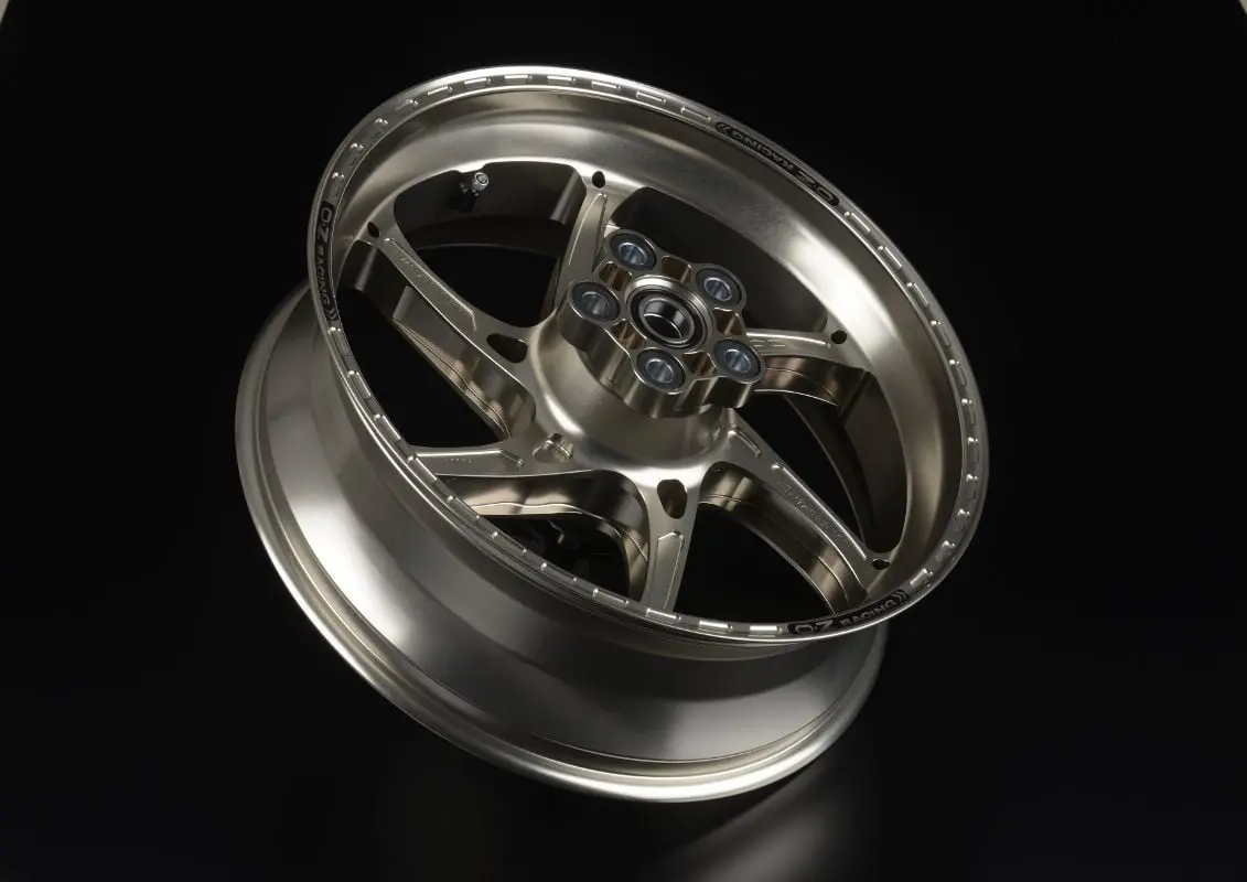 Oz Racing Gass Forged Aluminum 6-Spoke Wheels – Compatible With 2018–2022 Kawasaki Z900 & Z900 Rs