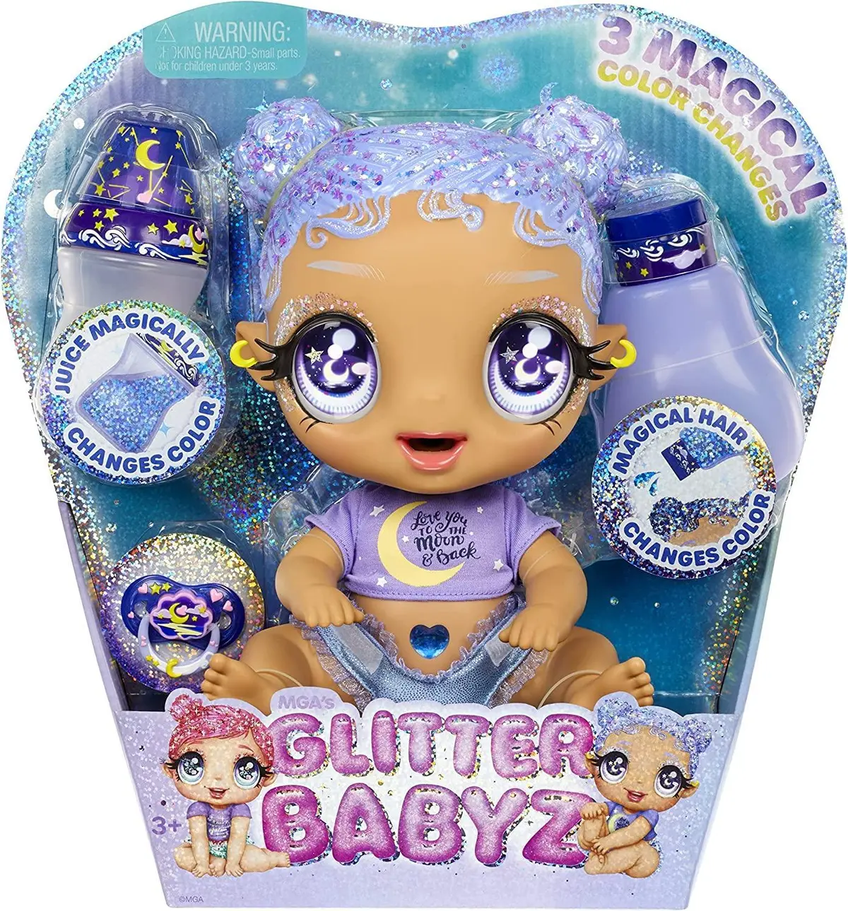 Glitter Babyz Selena Stargazer Colour Changes Doll 1