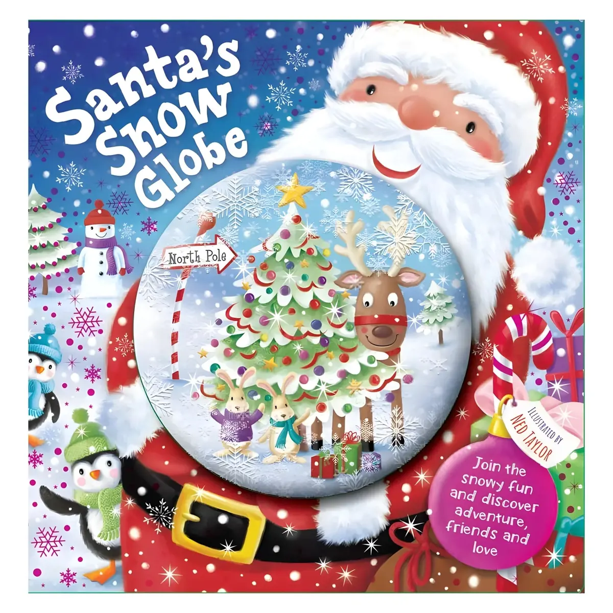 Glitter Globes Snowflake - Santa's Snow Globe 1