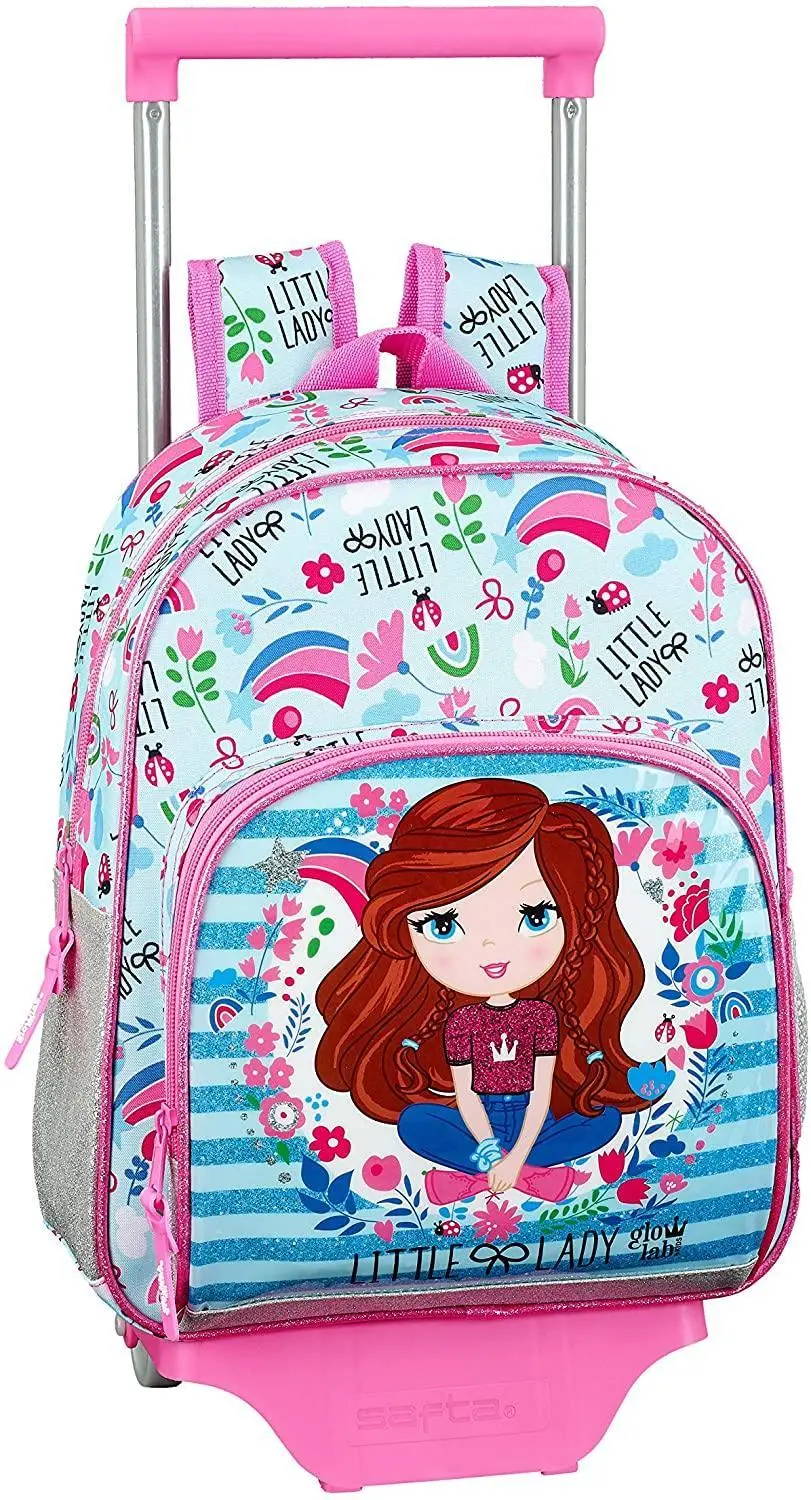 Safta Glowlab Kids Official Backpack With Safta Trolley 705 School 1