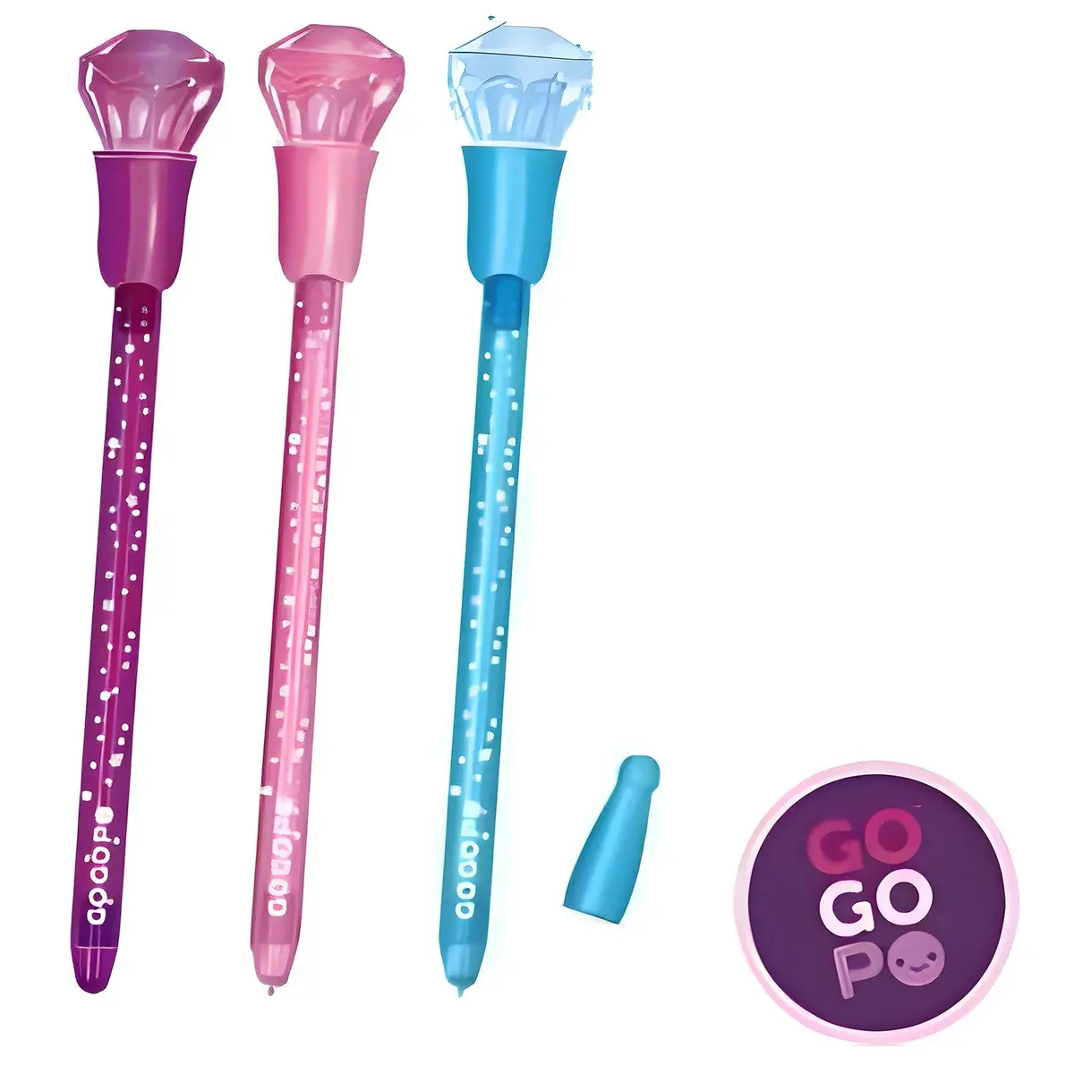 Gogopo Light Up Crown Pen - Blue 1