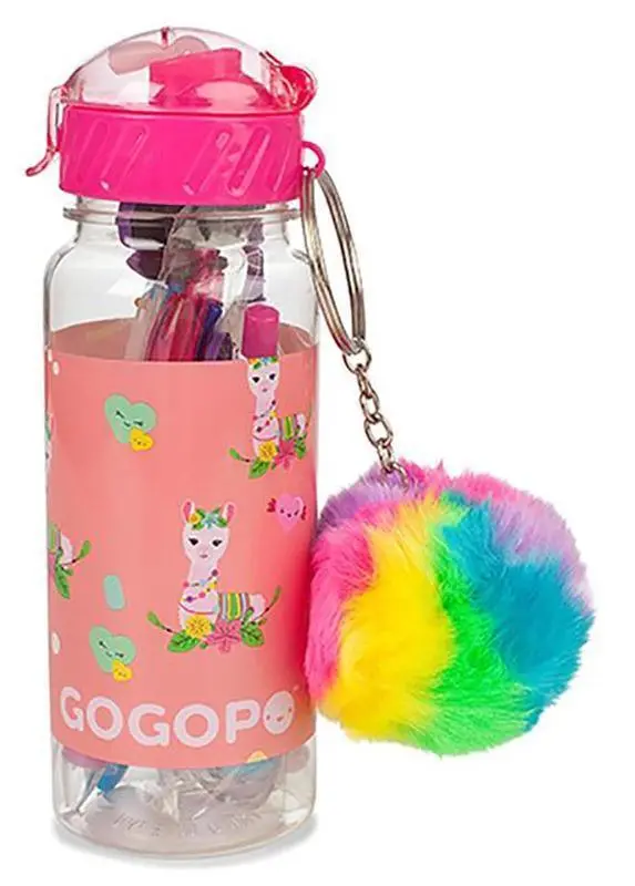Gogopo Llama Bottle With Stationery 1