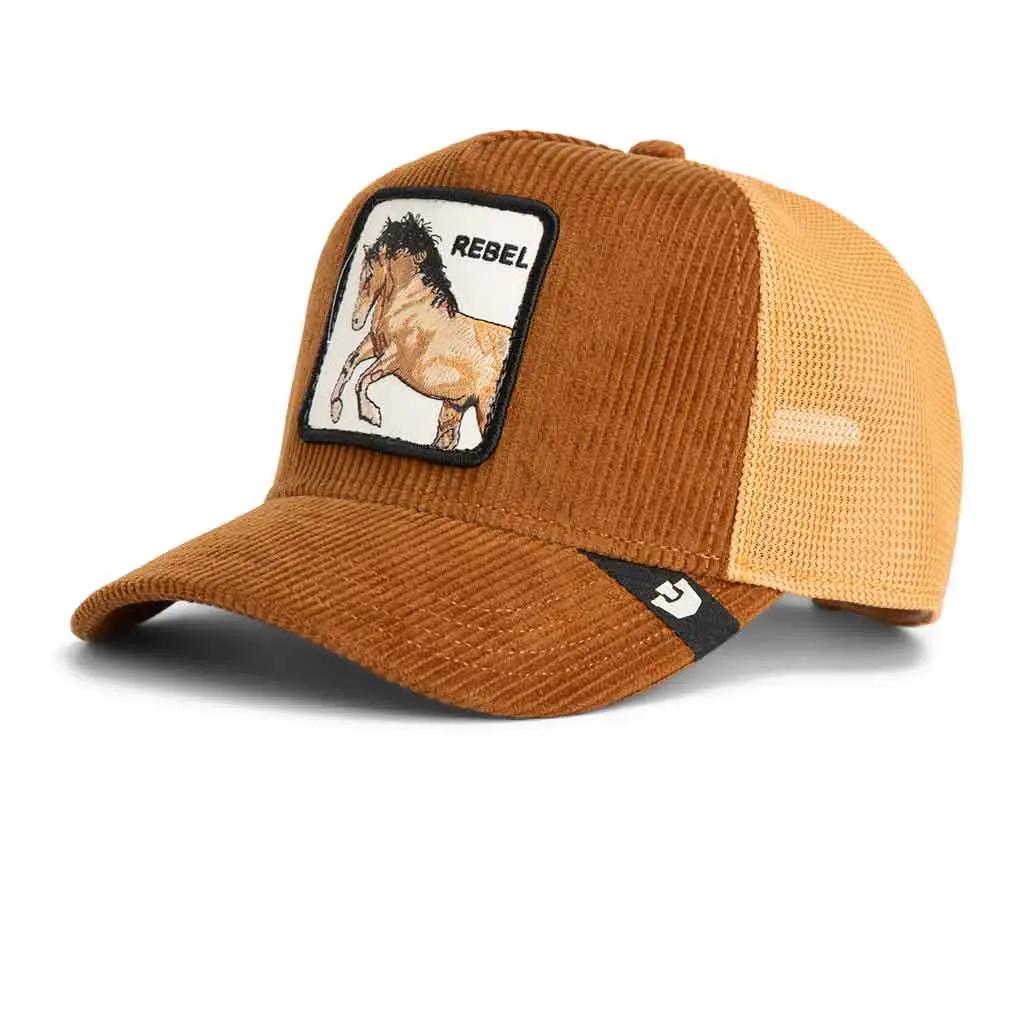 Dapper Rebel Corduroy Trucker Hat 1
