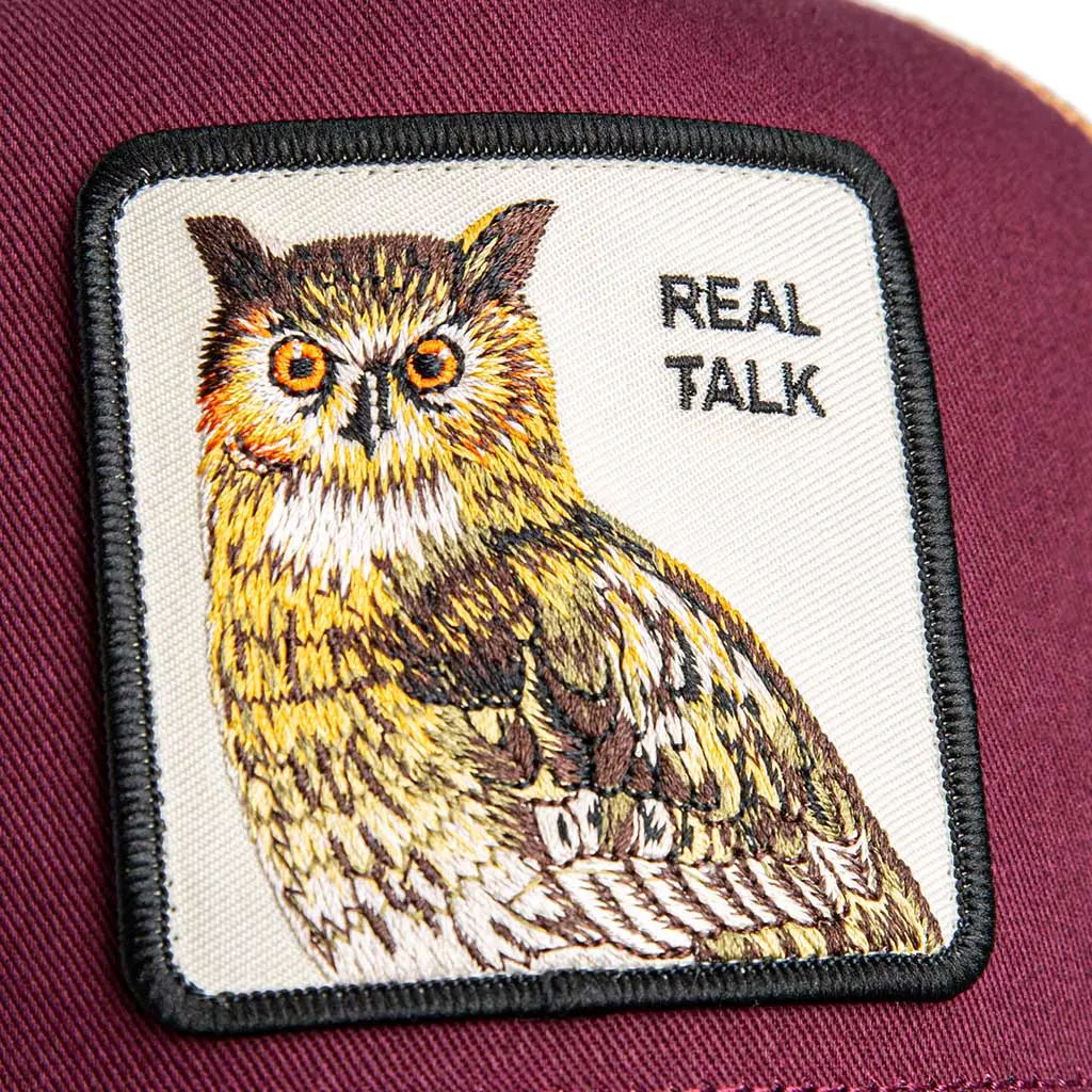 Tricolor Owl Trucker Hat 2