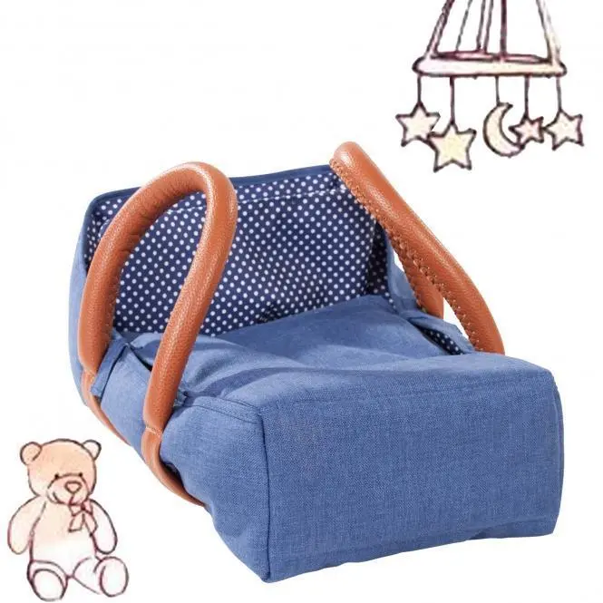 Gotz 3402943 Baby Carrier Bag Denim Dolls Accessories 1
