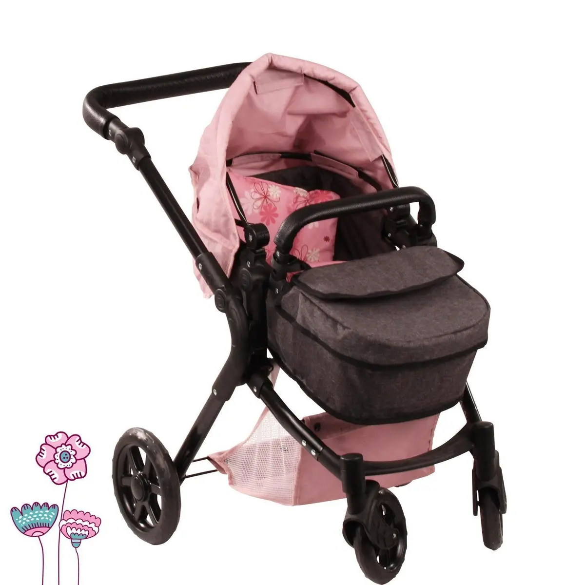 Gotz Doll Pram 2 In 1 Soft Mood 1