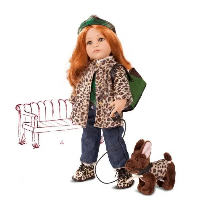 Gotz Dolls Hannah And Her Dog 50Cm Doll 1