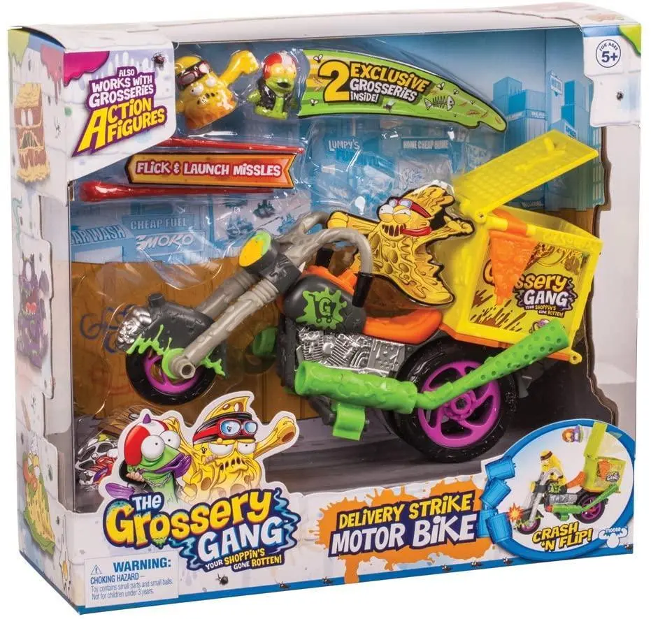 Grossery Gang Gga24000 Delivery Strike Motorbike Collectibles 1