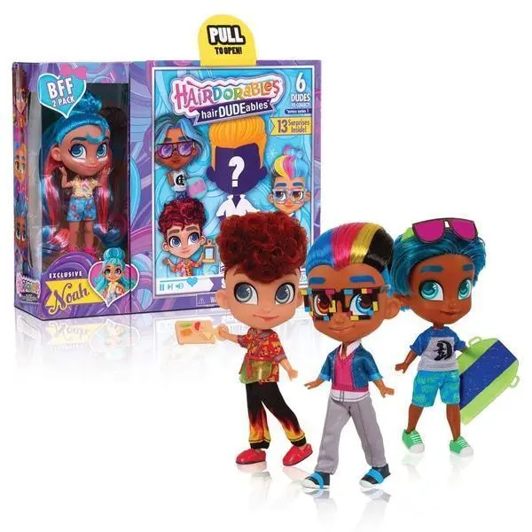 Hairdorables Hair-Dude-Ables Bff Pack Assortment Dolls 1