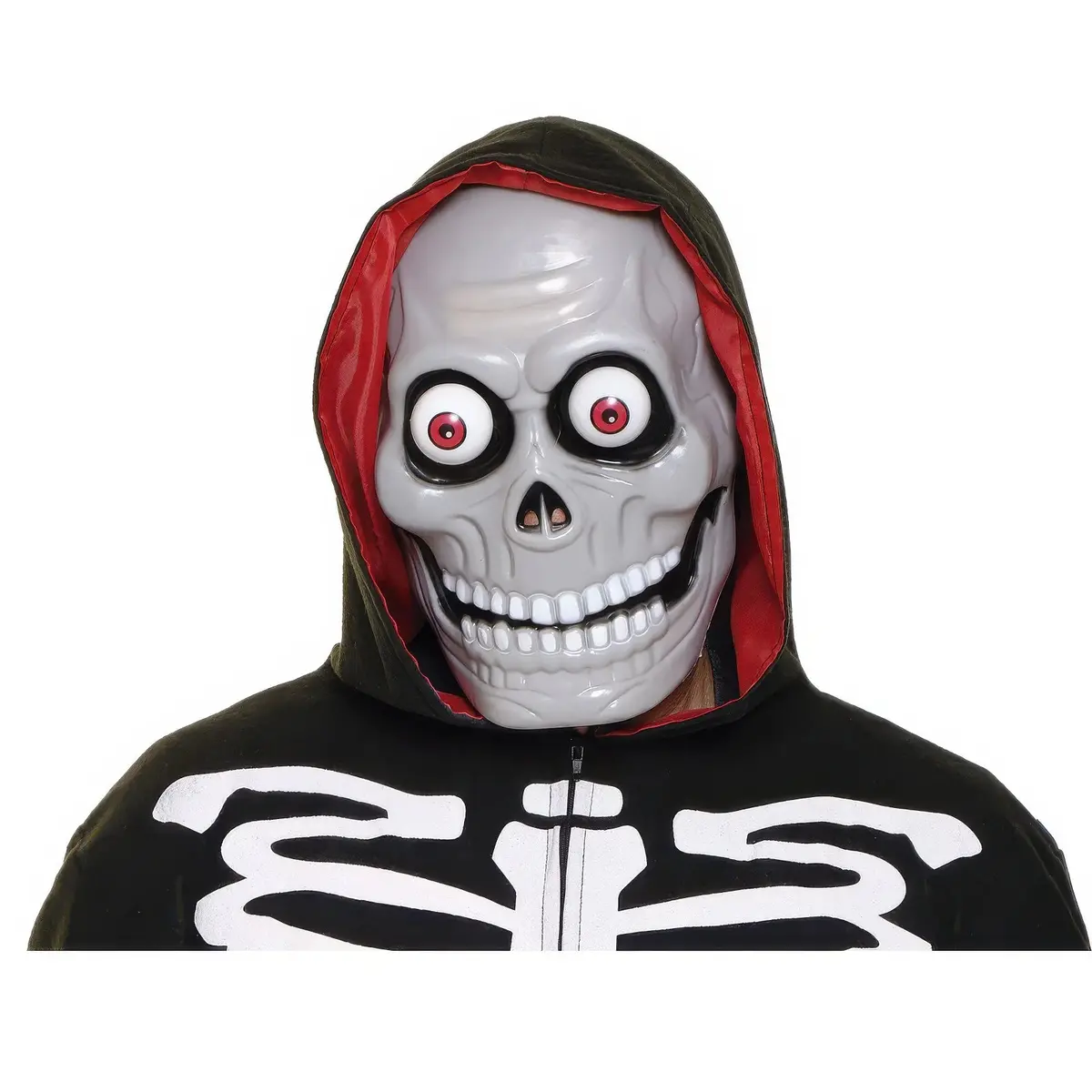 Skull Mask With Crazy Eyes - Halloween Fun 1