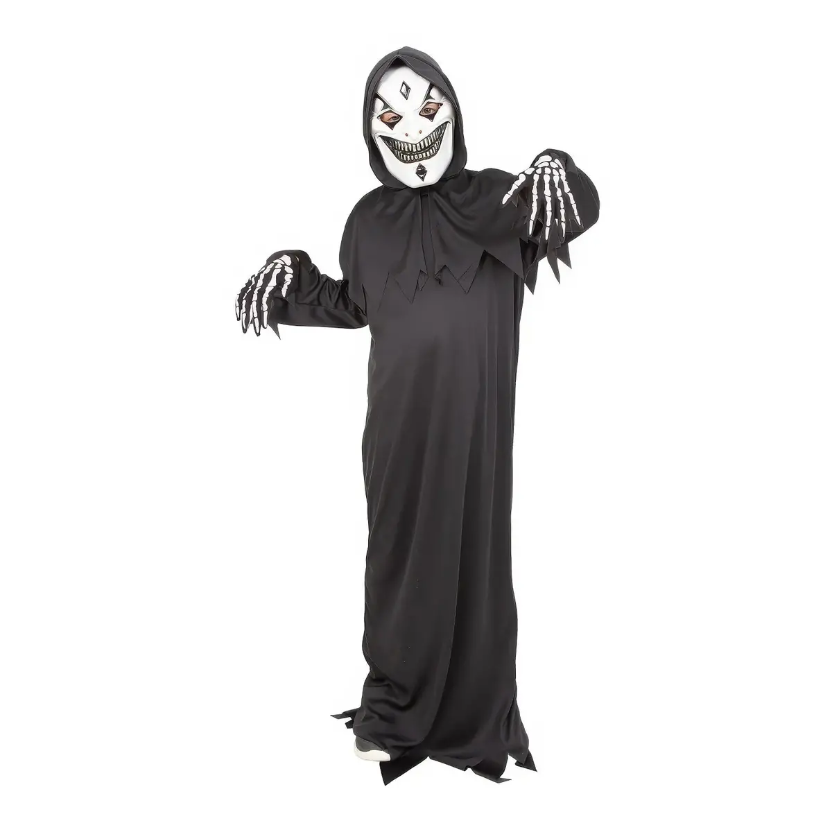 Clown Mortal Kids Fancy Dress Costume - Size Large 1