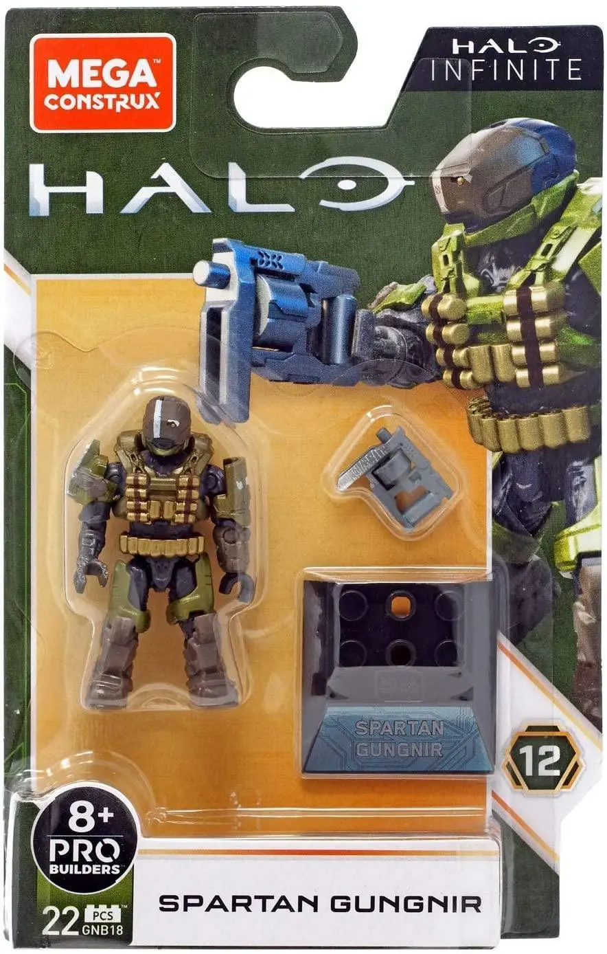 Halo Mega Construx Halo Infinite Spartan Gungnir Minifigure 1